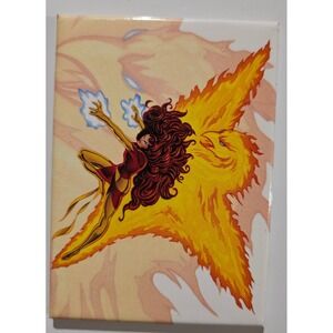 Marvel‎ Comics X-Men Dark Phoenix Jean Grey Phoenix Force Art Magnet